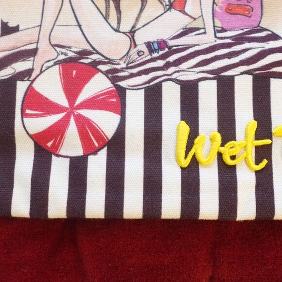 Henri Bendel Wet Bag Swimsuit Zip Pouch Wet Bikini - Picture 5 of 16